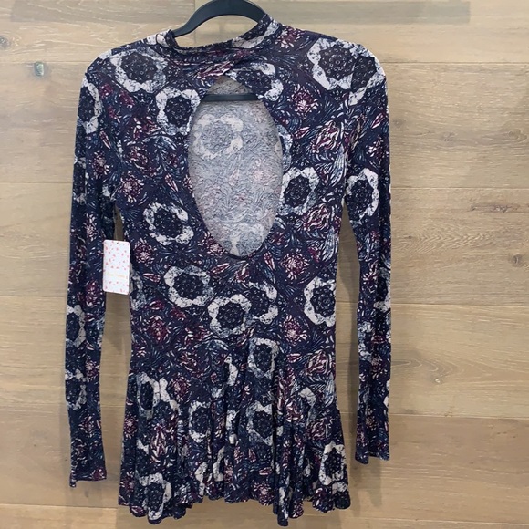 NWT Cotton Linen Annabelle TO Plumb Combo Dress - Picture 4 of 7